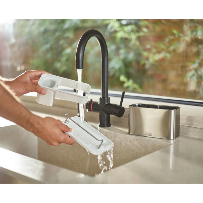 Joseph Joseph Surface Sink Tidy en acero inoxidable plateado Joseph Joseph Surface Sink Tidy en acero inoxidable plateado