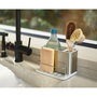 Joseph Joseph Surface Sink Tidy en acero inoxidable plateado