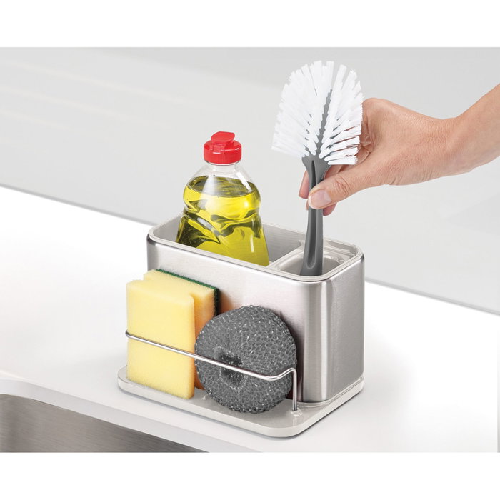 Joseph Joseph Surface Sink Tidy en acero inoxidable plateado Joseph Joseph Surface Sink Tidy en acero inoxidable plateado