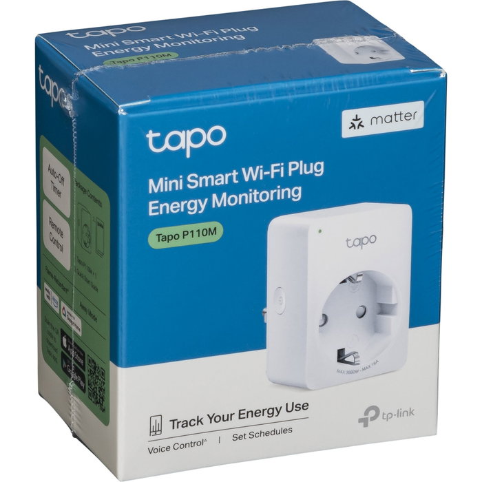 TP-Link Tapo P110M Enchufe inteligente WiFi Blanco TP-Link Tapo P110M Enchufe inteligente WiFi Blanco