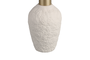 DKD Home Decor Dosificador de Gres y ABS Símil Piedra Beige y Dorado