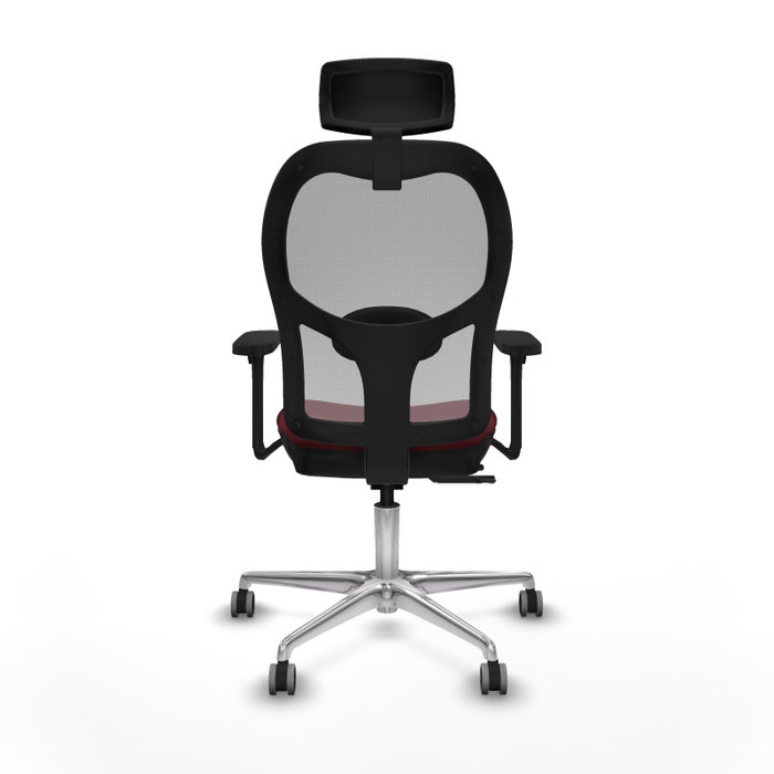 PIQUERAS Y CRESPO Silla de oficina Jorquera Sincro/Traslack Granate y Gris PIQUERAS Y CRESPO Silla de oficina Jorquera Sincro/Traslack Granate y Gris