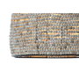 DKD Home Decor Lámpara de Techo de Madera y Metal con Bolas Naturales