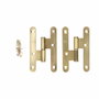 Edm Pernio sin remate PN04 Izquierda Latón Satinado 100 x 58 mm