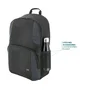 Mobilis The One Basic - Mochila 43.2 cm (17") Poliéster Negro/Marina, 25L, Resistente al Agua, Unisex