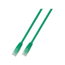 EFB Elektronik Patchkabel Cat.5e U/UTP Verde 15m