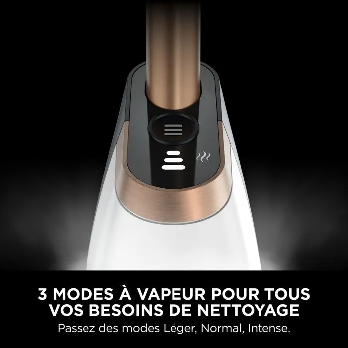 Shark SteamSpot S2001EU Mopa de vapor 3 modos Depósito 500 ml Blanco/Cobre