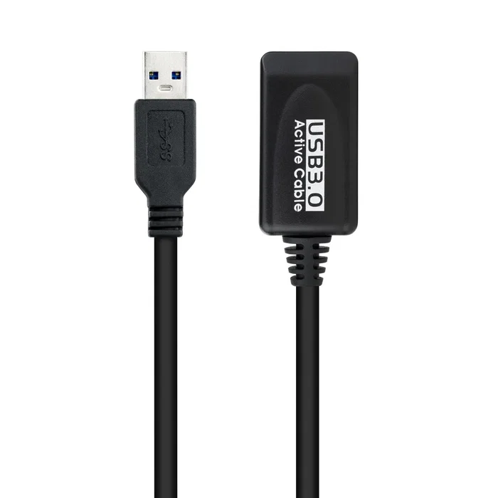 Nanocable Cable Prolongador USB 3.2 Gen 1 con Amplificador, 5m, Negro Nanocable Cable Prolongador USB 3.2 Gen 1 con Amplificador, 5m, Negro