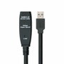 Nanocable Cable USB 3.0 Prolongador con Amplificador, Tipo A Macho a A Hembra, 5m, Negro