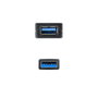 Nanocable Cable USB 3.0 Prolongador con Amplificador, Tipo A Macho a A Hembra, 5m, Negro