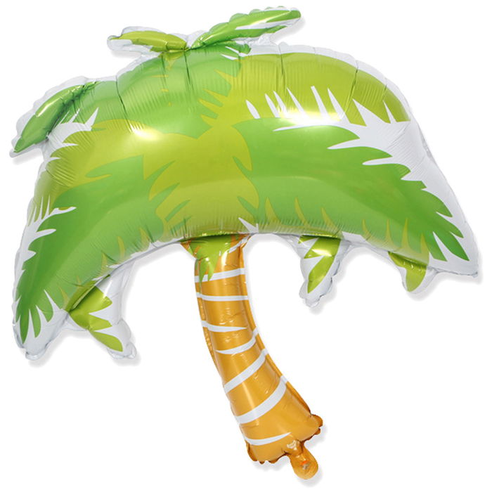 Party Time Juego De 4 Globos Tema Sabana Estrella Palmera León