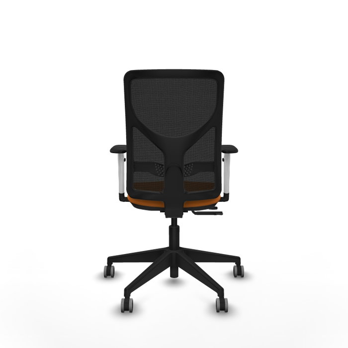 PIQUERAS Y CRESPO Silla de oficina Motilla Naranja y Negro PIQUERAS Y CRESPO Silla de oficina Motilla Naranja y Negro