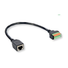 ROLINE Adaptador de cables RJ45 hembra a terminal de bloque 12.02.1172