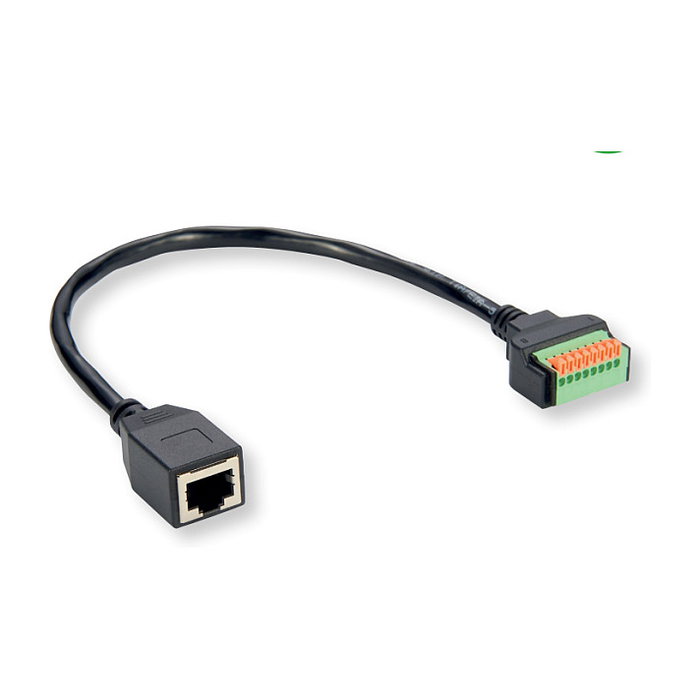 ROLINE 12.02.1172 Adaptador RJ45 Hembra a Bloque de Terminales con Botones de Presión ROLINE 12.02.1172 Adaptador RJ45 Hembra a Bloque de Terminales con Botones de Presión