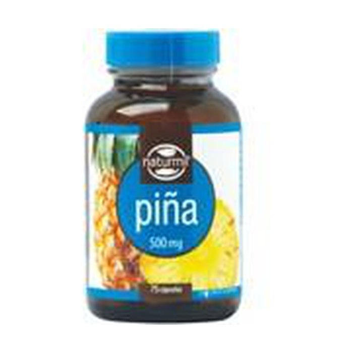Naturmil Piña 500mg 75 Cápsulas - Favorece la reducción de grasa y edemas Naturmil Piña 500mg 75 Cápsulas - Favorece la reducción de grasa y edemas