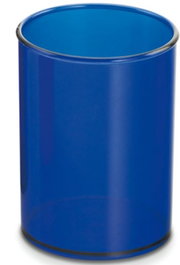 FAIBO Cubilete de Plástico Transparente Azul Flúor