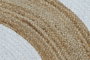 DKD Home Decor Alfombra Kaula Tropical Algodon Yute Marron Beige 140 x 140 cm