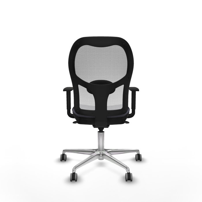PIQUERAS Y CRESPO Silla de oficina Jorquera con mecanismo Sincro, Gris y Blanca