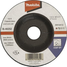 Makita Disco de esmeril 115x6mm acero