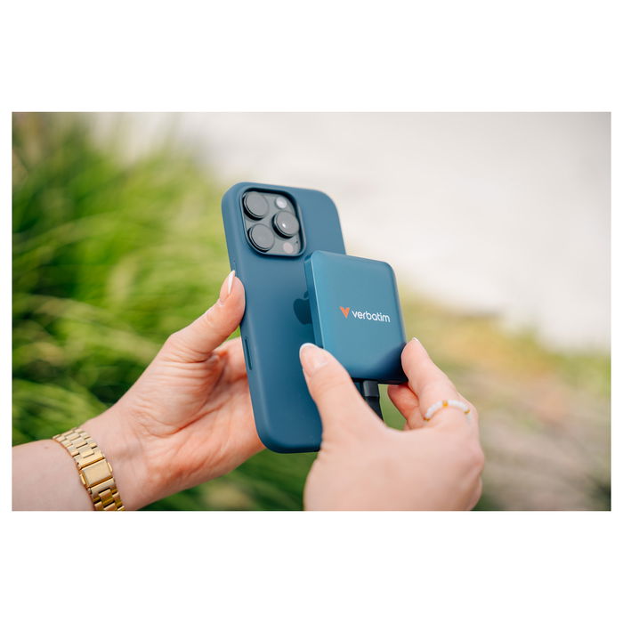 Verbatim SnapBack SSD 1TB Externo USB 3.2 Gen 2x2 Tipo-C - 2000 MB/s, 1600 MB/s, 20 Gbit/s, Azul