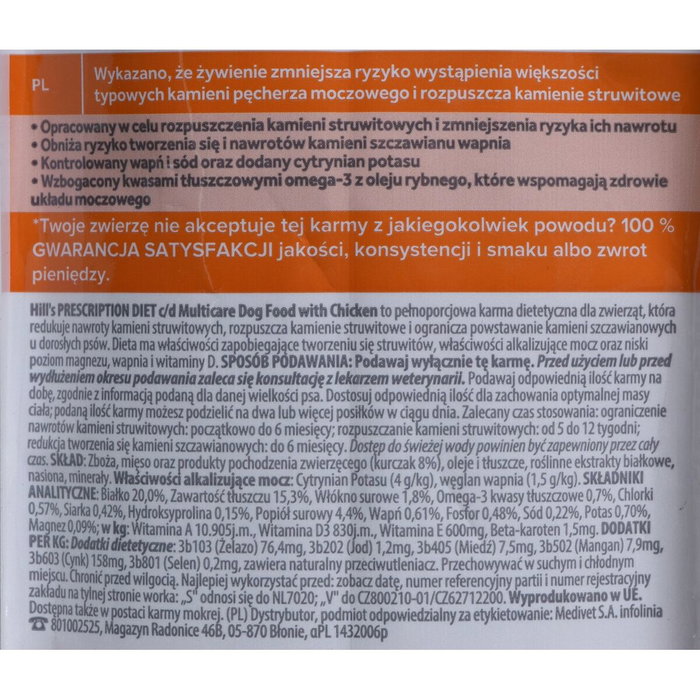 Hill's Canine c/d Multicare 4kg
