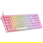 Teclado Gaming Mecánico Mars Gaming MKULTRAPBES Premium/ Rosa