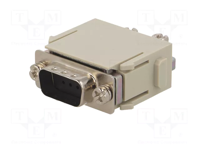 HARTING Módulo de conector HDC macho Han-Modular® de 9 pines