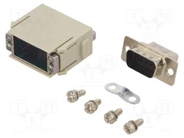 HARTING Módulo de conector HDC macho Han-Modular® de 9 pines