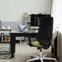 PIQUERAS Y CRESPO Silla de oficina Mardos con mecanismo Sincro, Tela Marrón y Malla Negro