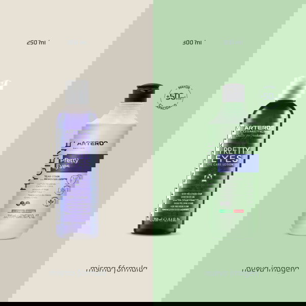 Artero Loción Pretty Eyes para el Cuidado Ocular de Mascotas, 300 ml