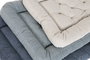 DKD Home Decor Cama Mascota Set de 3 (2 Unidades) Gris Beige 72 x 60 x 9 cm
