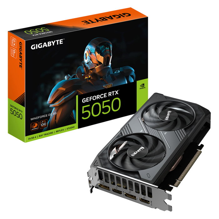 Gigabyte GeForce RTX 5050 WINDFORCE OC 8 GB GDDR6