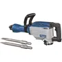 Scheppach AB1600 Martillo Neumático Rompedor 1600W 50 Joules con Caja de Metal y 2 Cinceles para Grandes Trabajos