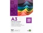 Liderpapel Cartulina A3 180g/m2 Crema Paquete de 100 Hojas