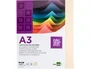 Liderpapel Cartulina A3 180g/m2 Crema Paquete de 100 Hojas