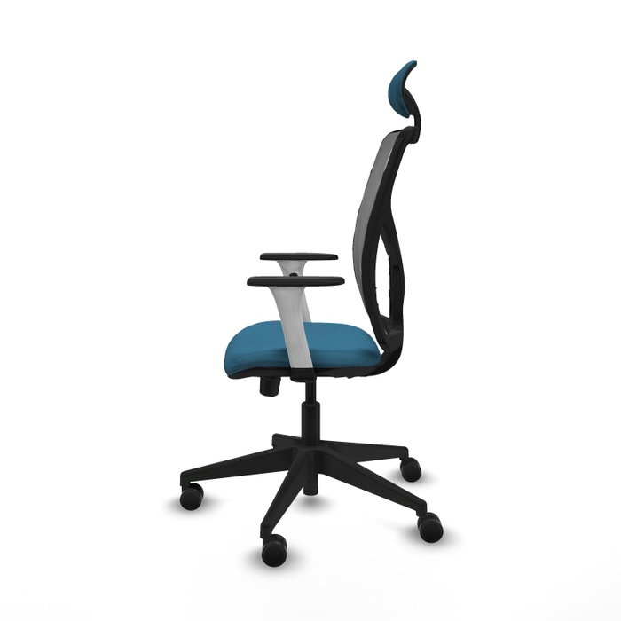 PIQUERAS Y CRESPO Silla de oficina Motilla con mecanismo Sincro/Traslack Verde petróleo PIQUERAS Y CRESPO Silla de oficina Motilla con mecanismo Sincro/Traslack Verde petróleo