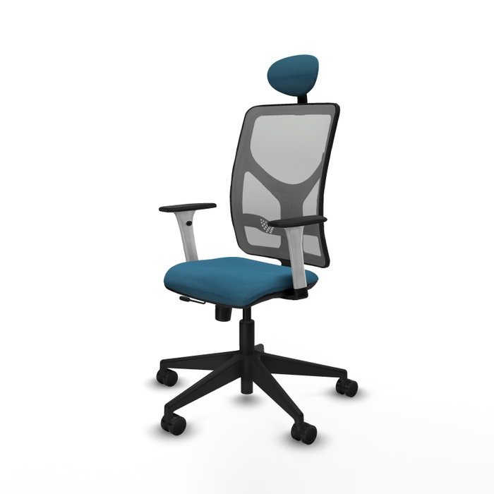 PIQUERAS Y CRESPO Silla de oficina Motilla con mecanismo Sincro/Traslack Verde petróleo PIQUERAS Y CRESPO Silla de oficina Motilla con mecanismo Sincro/Traslack Verde petróleo