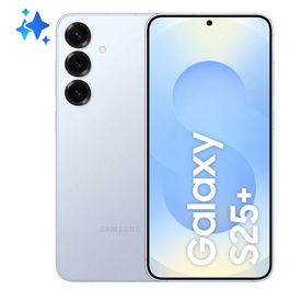 Samsung Galaxy S25+ 256GB 12GB RAM 5G Smartphone, 6.7" Dynamic AMOLED 2X 120Hz, 50MP Triple Cámara, Snapdragon 8 Elite, Android 15, Color Icy Blue
