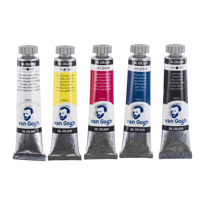Van Gogh Estuche de mezcla de colores primarios 5 x 20 ml Van Gogh Estuche de mezcla de colores primarios 5 x 20 ml