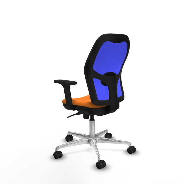 PIQUERAS Y CRESPO Silla de oficina Jorquera con mecanismo Sincro, Tela Negra PIQUERAS Y CRESPO Silla de oficina Jorquera con mecanismo Sincro, Tela Negra