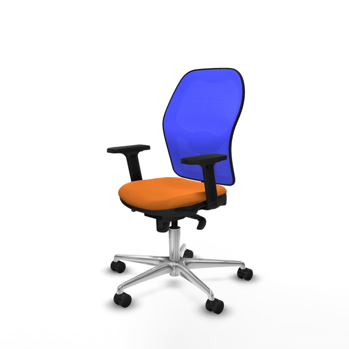 PIQUERAS Y CRESPO Silla de oficina Jorquera con mecanismo Sincro, Tela Negra PIQUERAS Y CRESPO Silla de oficina Jorquera con mecanismo Sincro, Tela Negra
