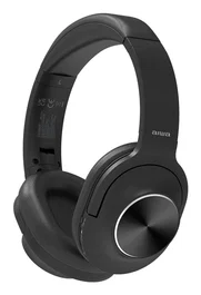 Aiwa HST-220BT Auriculares Diadema Bluetooth 5.4 Negro - Supraaurales, Reducción de Ruido Activa (ANC), 50h Autonomía, USB Tipo C, para Llamadas y Música