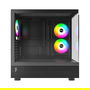 Montech XR TG Caja de PC Torre Negra ATX, micro ATX, Mini-ITX con Iluminación y Filtro Anti-polvo