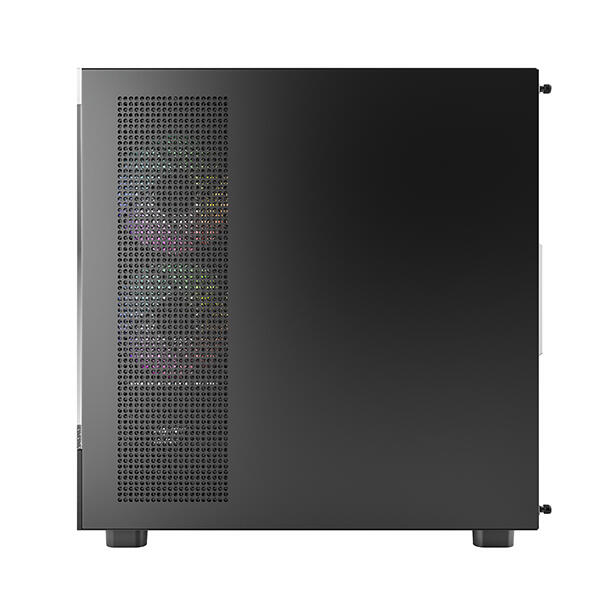 Montech XR - Torre para PC ATX, Micro ATX, Mini-ITX Negro con Iluminación, Filtro Antipolvo, Ventiladores 2x120mm y Soporte para Gráficas hasta 42 cm
