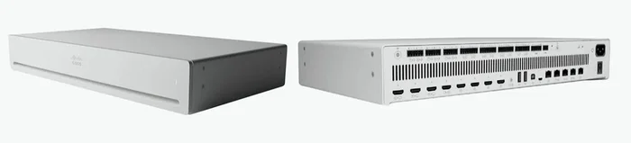 Cisco CS-CODEC-PRO-K9 Sistema de Videoconferencia en Grupo Full HD, Gris - Soporta 4K (2160p), WiFi, 8 Puertos HDMI, 5 Puertos Ethernet LAN