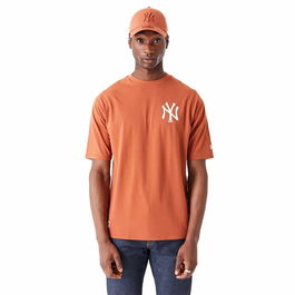 Camiseta de Manga Corta Hombre New Era New York Yankees MLB World Naranja
