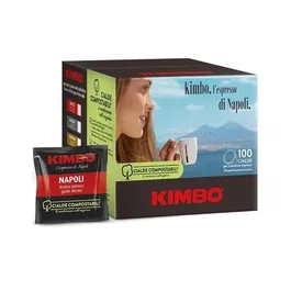KIMBO S.p.A. Kimbo NAPOLI - 100 Almohadillas ESE de 44mm (7,3g)