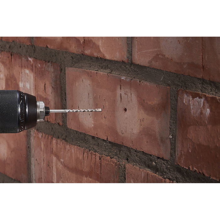 Wolfcraft Broca para hormigón con filo de carburo de tungsteno ø10,00 x 120 mm