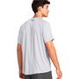 Camiseta de Manga Corta Hombre Under Armour Tech Textured Blanco 11-12 Años