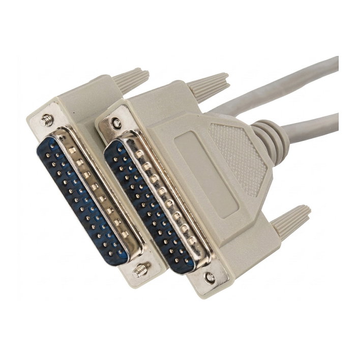 EFB Elektronik EK137.5 Cable de datos serie 1:1 de 5m con conectores D-Sub 25 macho a macho EFB Elektronik EK137.5 Cable de datos serie 1:1 de 5m con conectores D-Sub 25 macho a macho